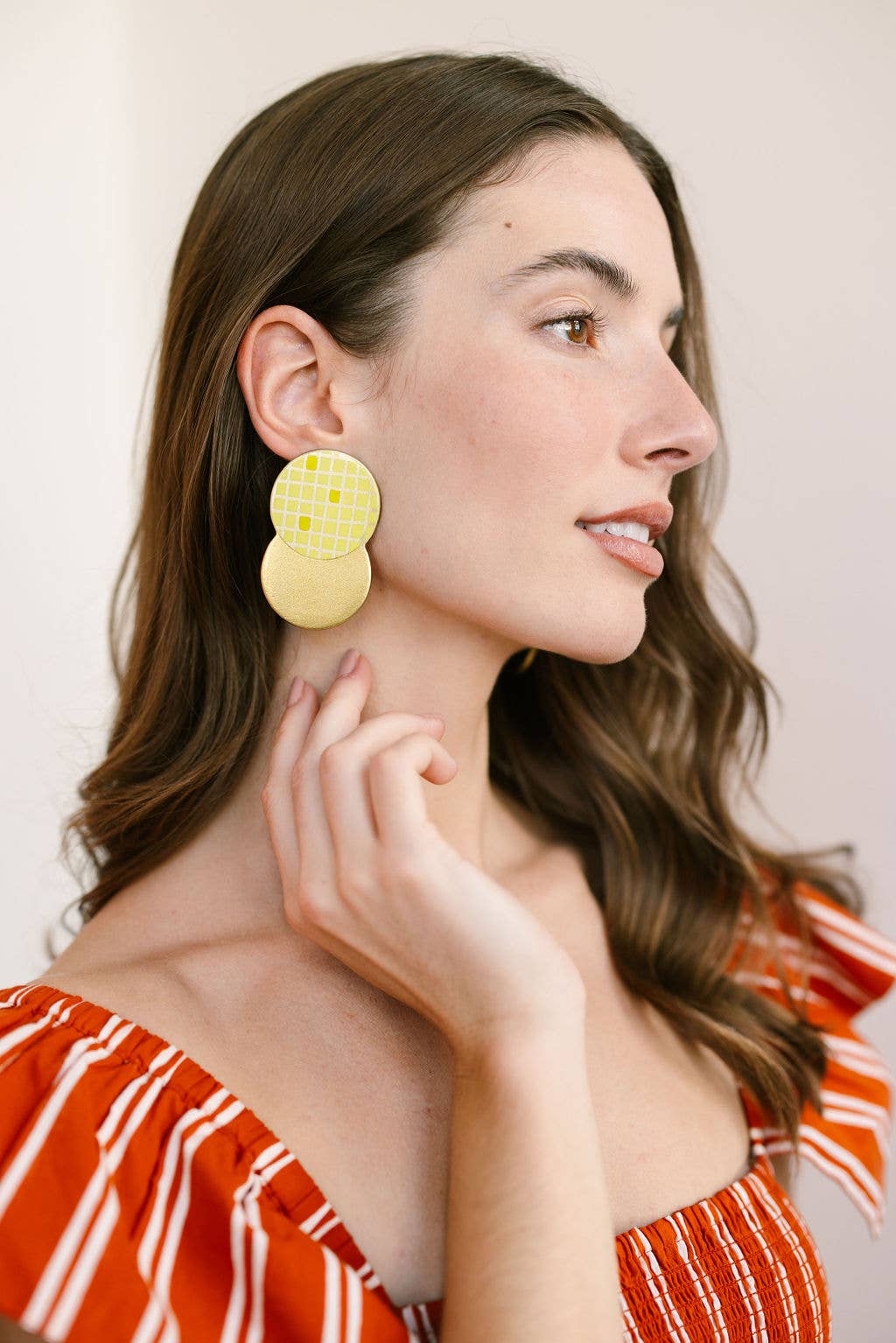 Sunshine Tienda - Dulce Double Circle Earrings