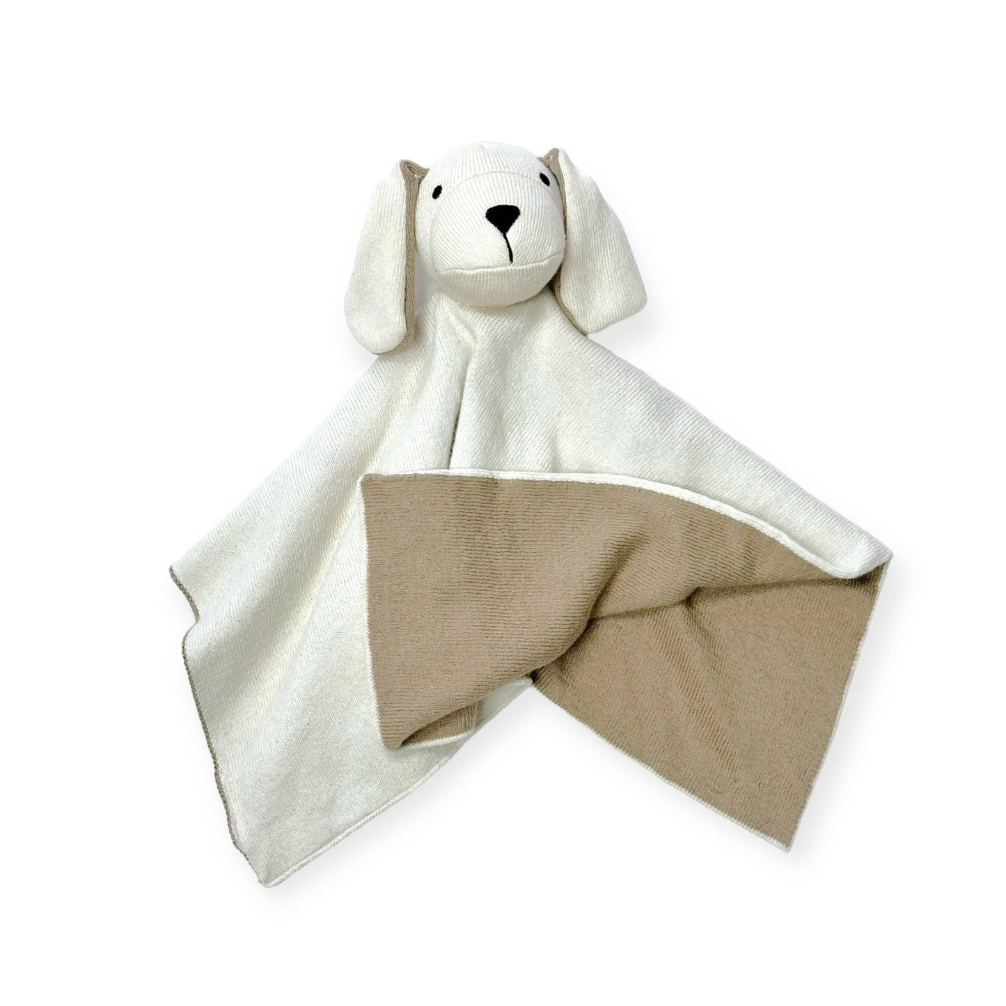 Viverano Organics - Puppy Dog - Organic Baby Lovey Security Blanket Cuddle Cloth
