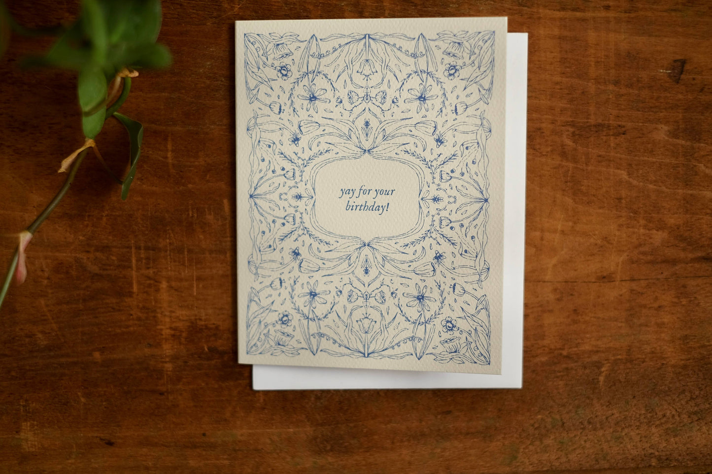 annalisa v. sawtell - Yay For Your Birthday! | Botanical Greeting Card | A2