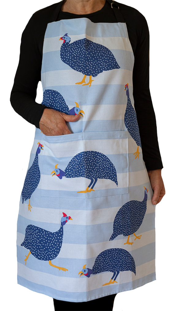 Allgifts Australia - Apron (Heavy Drill) - Guinea Fowl