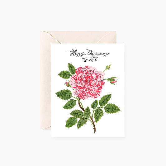 Botanica Paper Co. - HAPPY ANNIVERSARY | peppermint rose