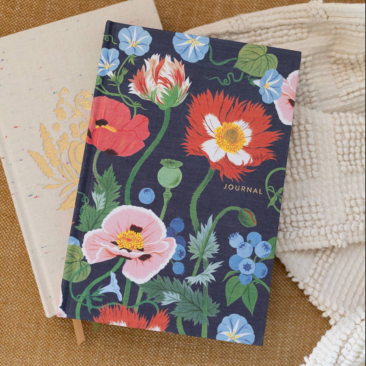 Botanica Paper Co. - POPPY GARDEN | LINEN BOUND JOURNAL