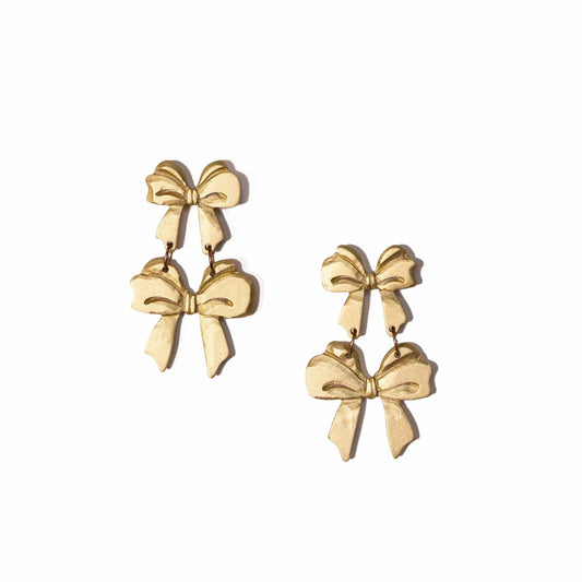 Sunshine Tienda - Double Bow Earrings