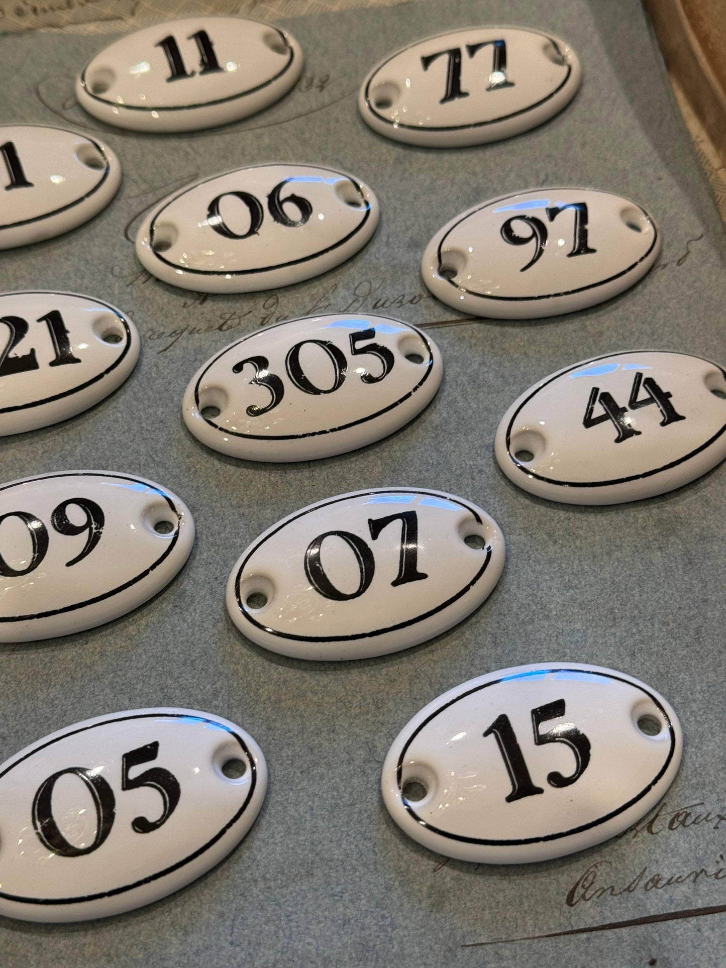 Monahan Papers - Porcelain Bisque Numbers