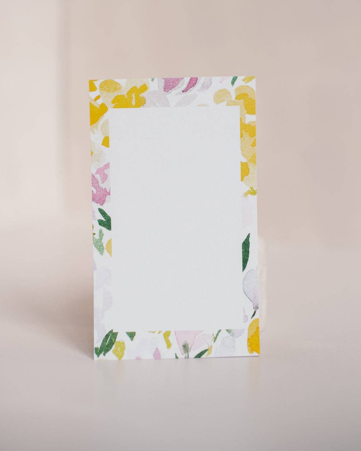 One & Only Paper - Abstract Flora Watercolor 75 Sheet Desk Notepad