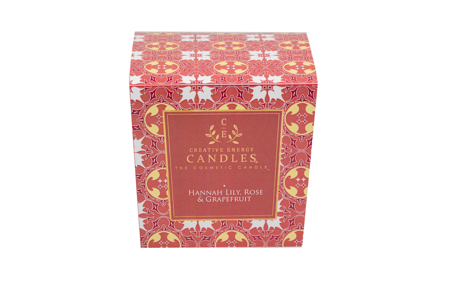 Creative Energy Candles - Hannah Lily, Rose & Grapefruit: 2-in-1 Soy Lotion Candle: Large - 10 oz