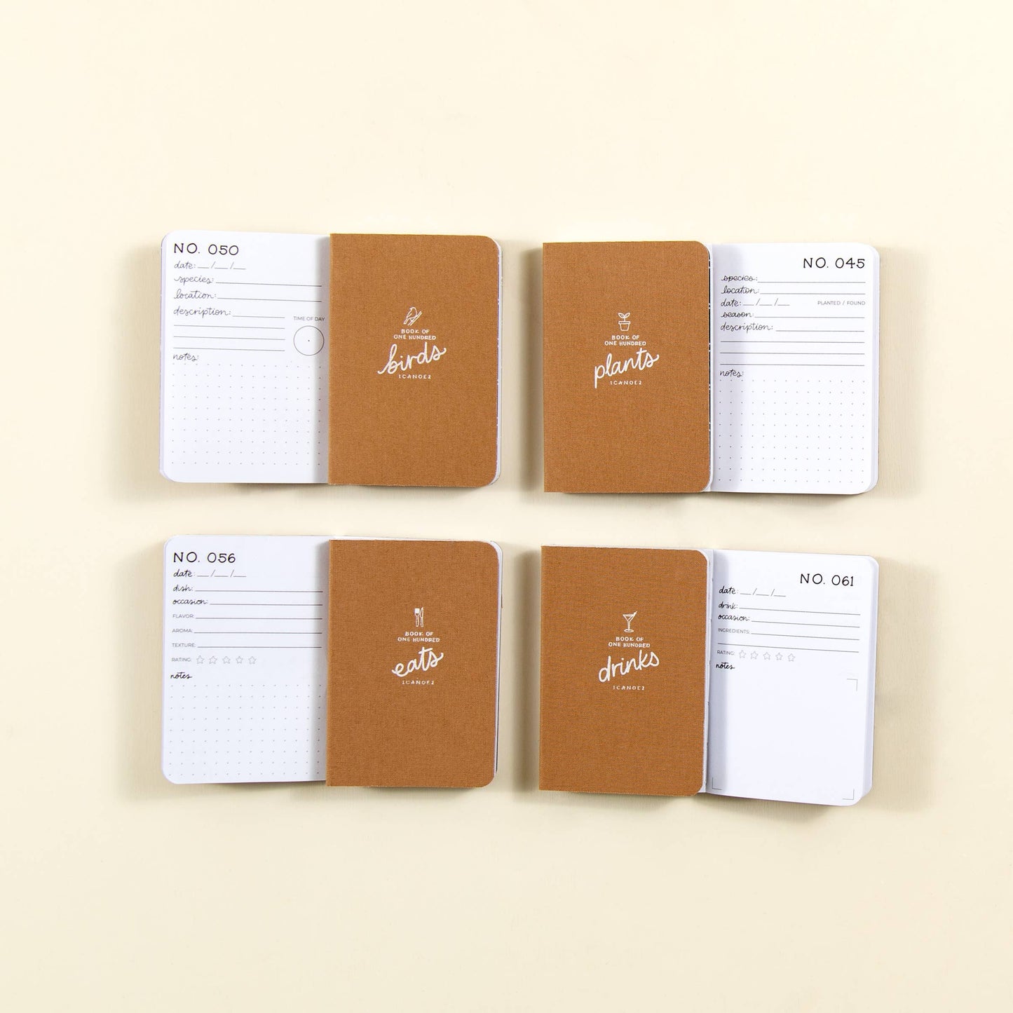 1canoe2 | One Canoe Two Paper Co. - One Hundred Birds Journal