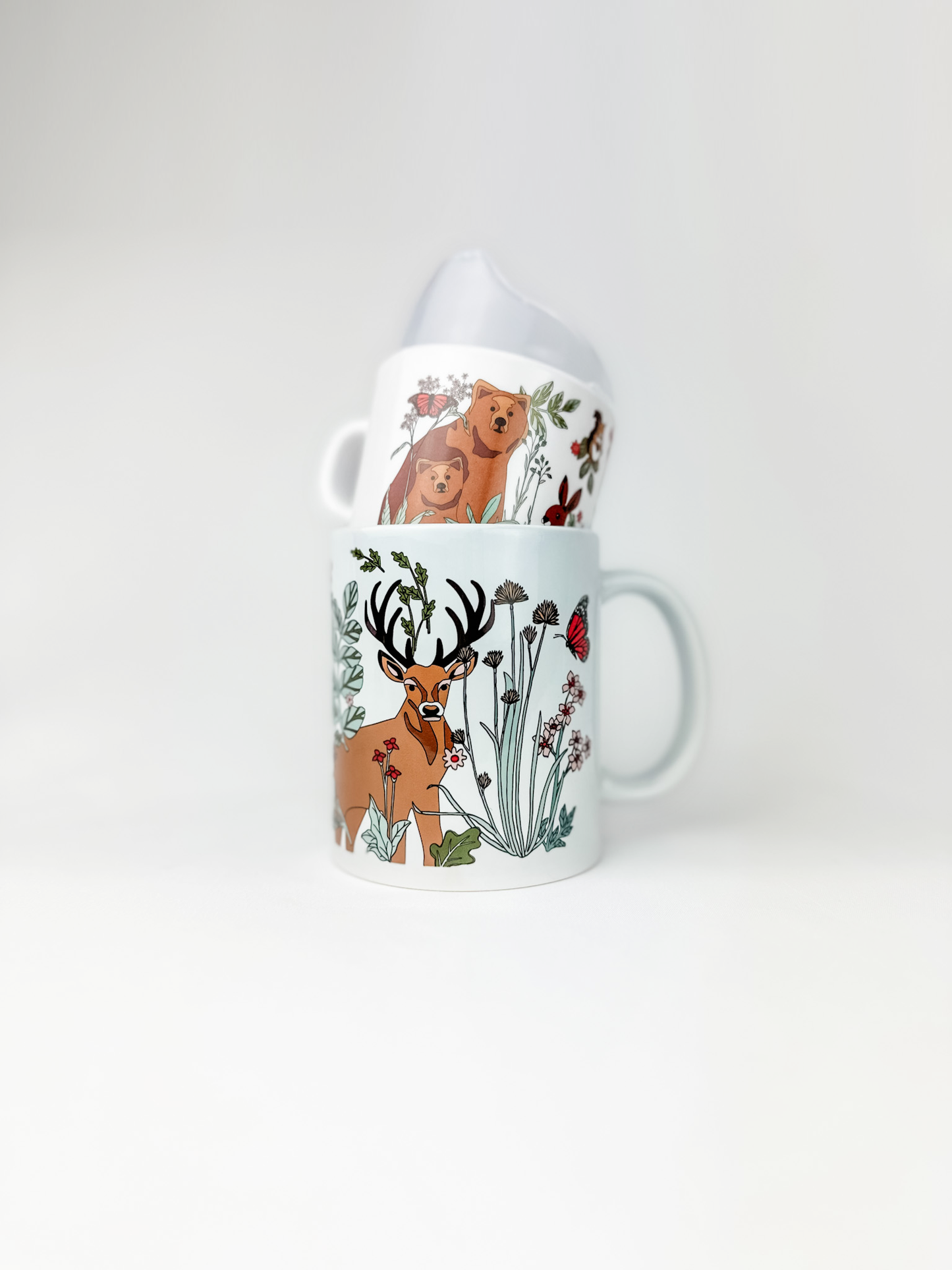 Helmsie - Mountain Animal Two of a Kind Cup Set