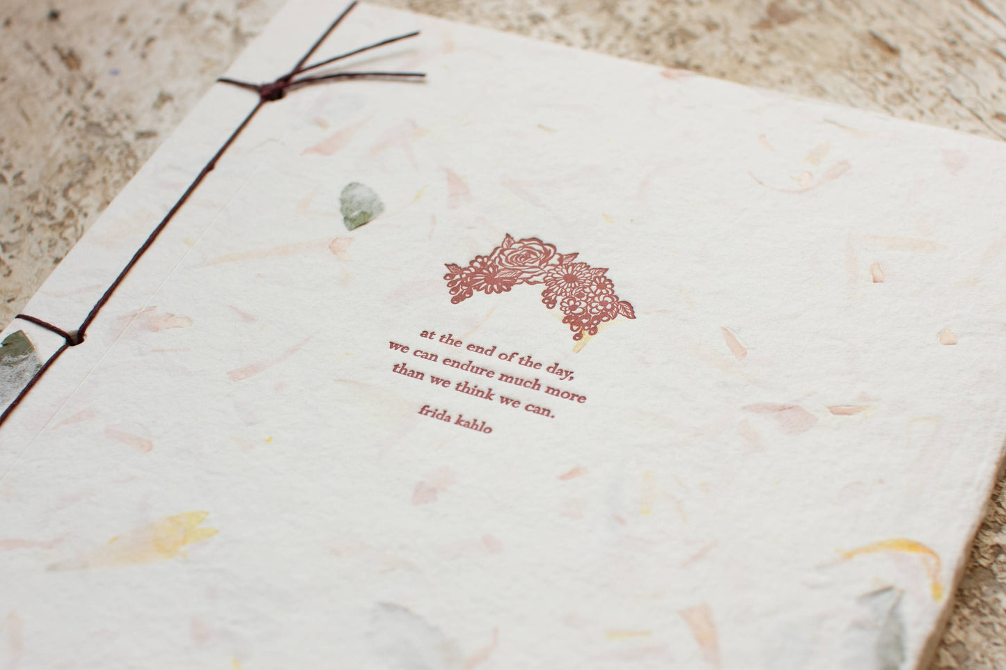 Oblation Papers & Press - Frida Kahlo Handmade Paper Inspiration Journal