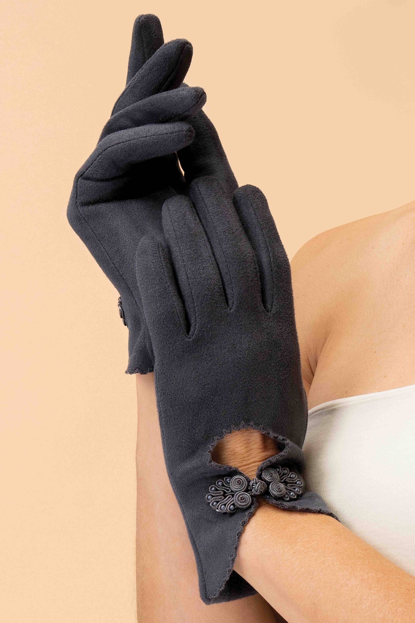 Powder Design inc - Suki Gloves - Slate