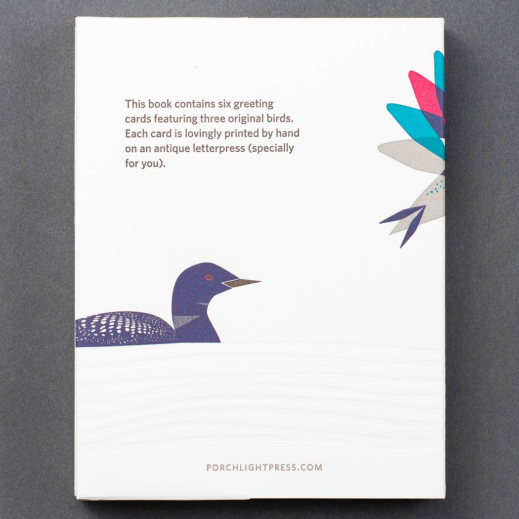 Modern Birds Folder Set - Assorted Set of 6