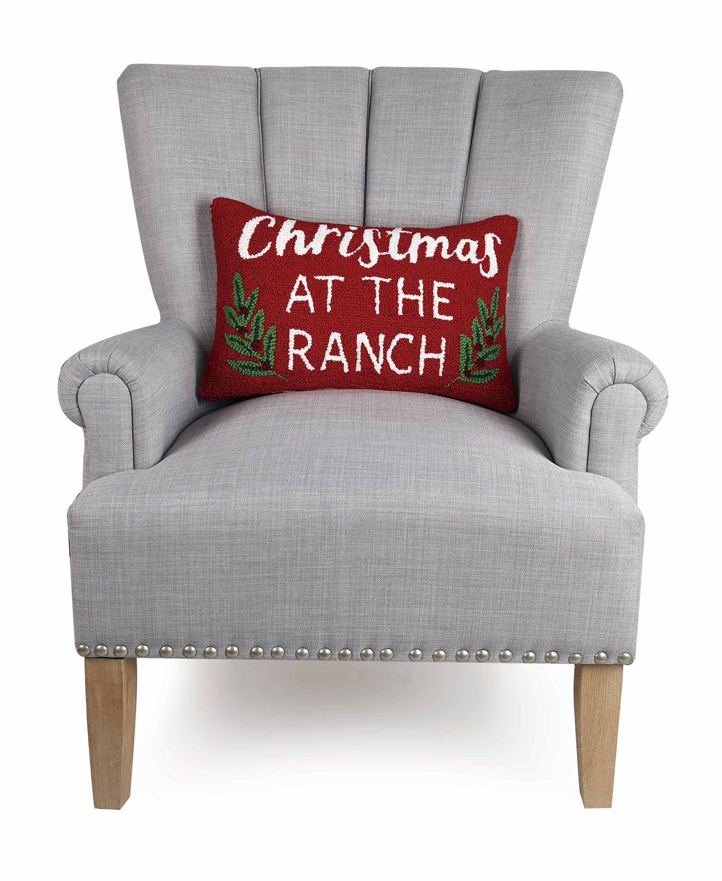 Peking Handicraft - Christmas At The Ranch Hook Pillow