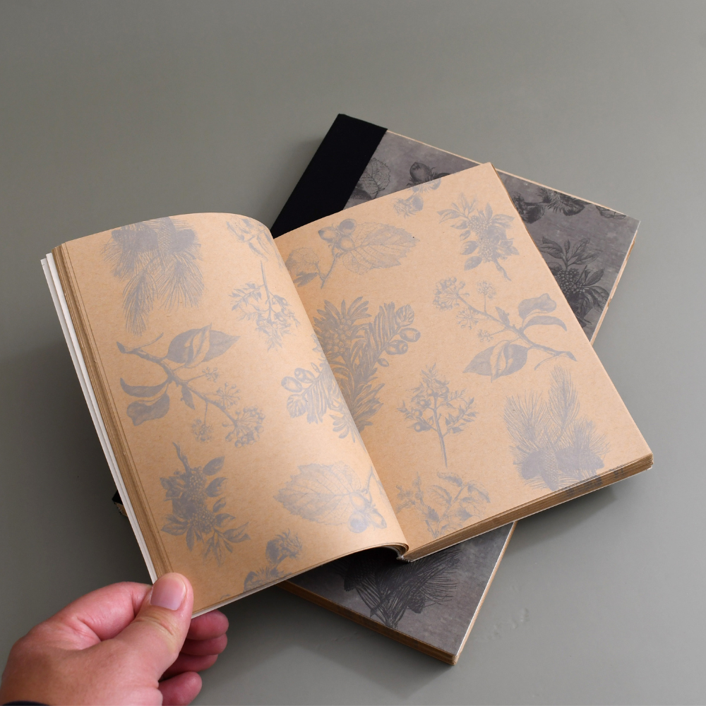 Petal & Flow - B6 Rough NoteBook: Botanical | Vintage Style Journal 5"x7"