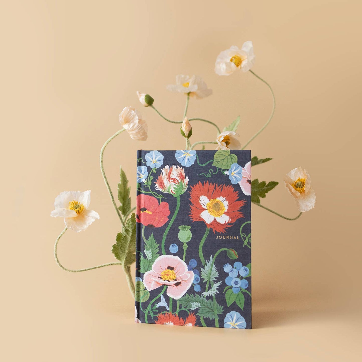 Botanica Paper Co. - POPPY GARDEN | LINEN BOUND JOURNAL