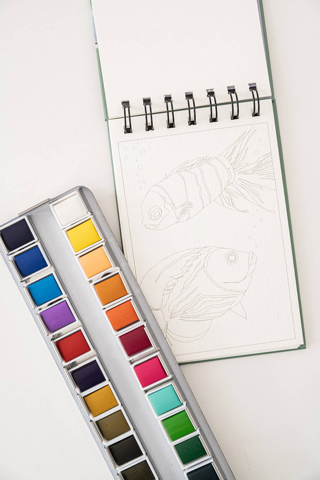 Bailey Rae Studio - A Little Bit of Summer - Mini Watercoloring Book