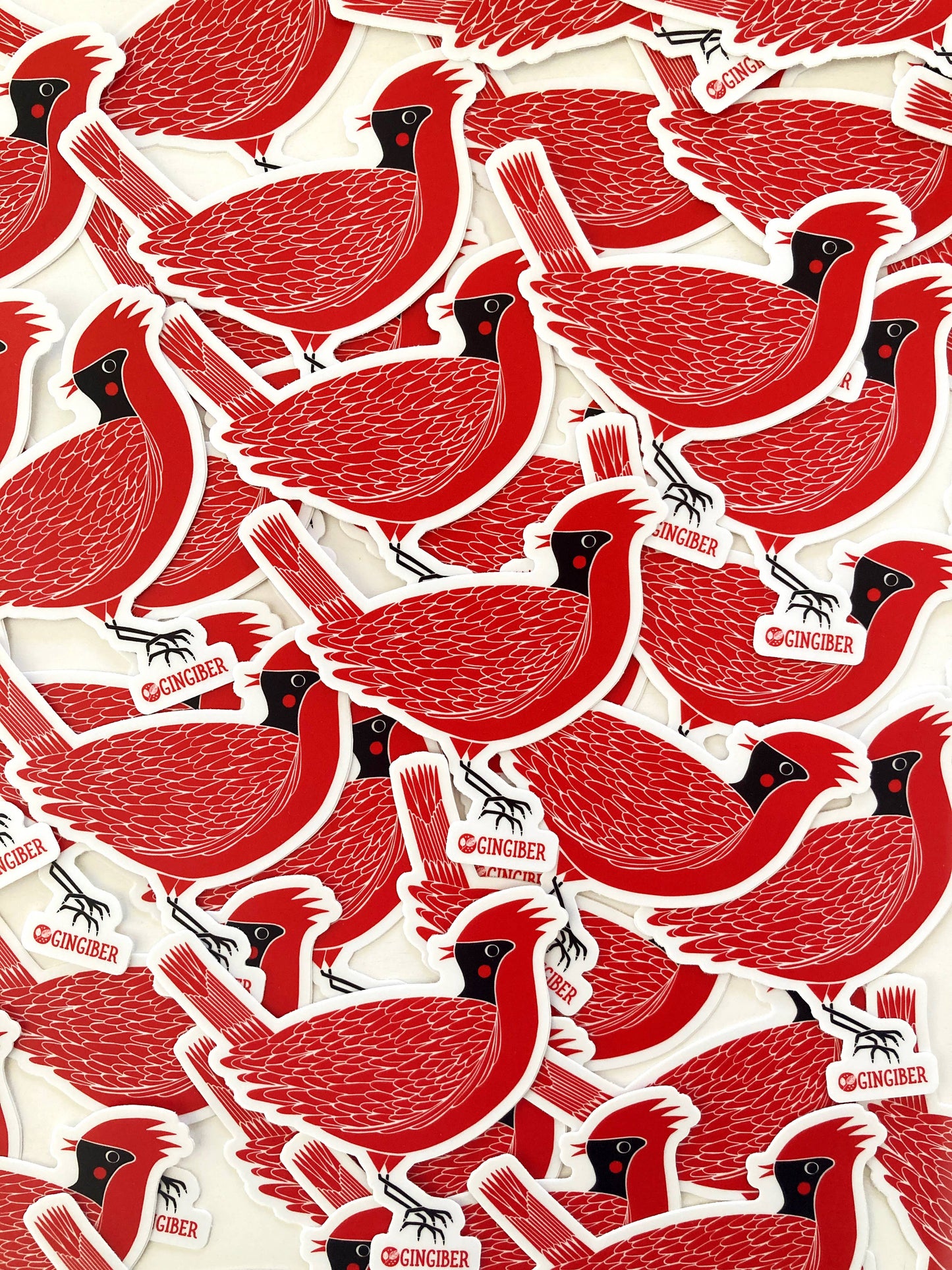 Gingiber - Cardinal Sticker