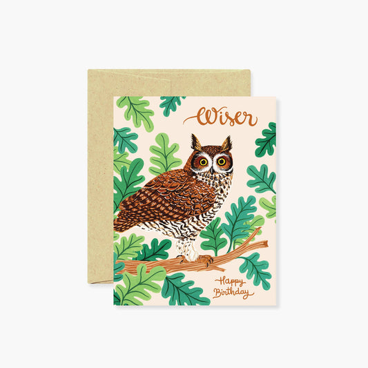 Botanica Paper Co. - OWL | Birthday card