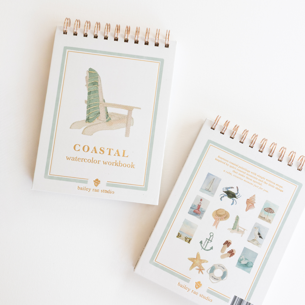 bailey rae studio - Coastal watercolor workbook