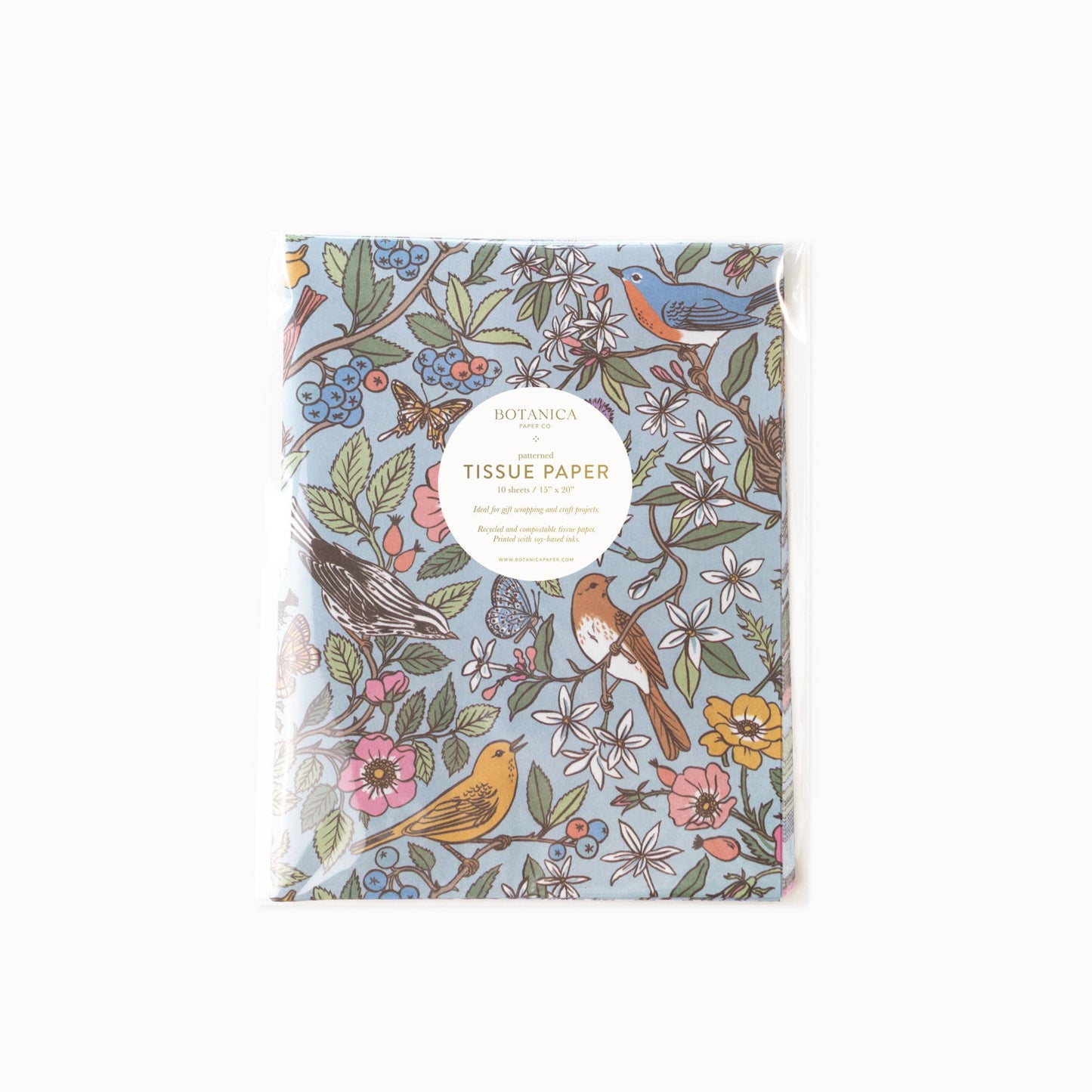 Botanica Paper Co. - SONGBIRDS | Tissue Paper (10 sheets)