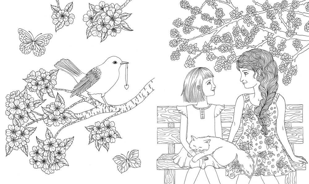 Gibbs Smith - Flora Coloring Book