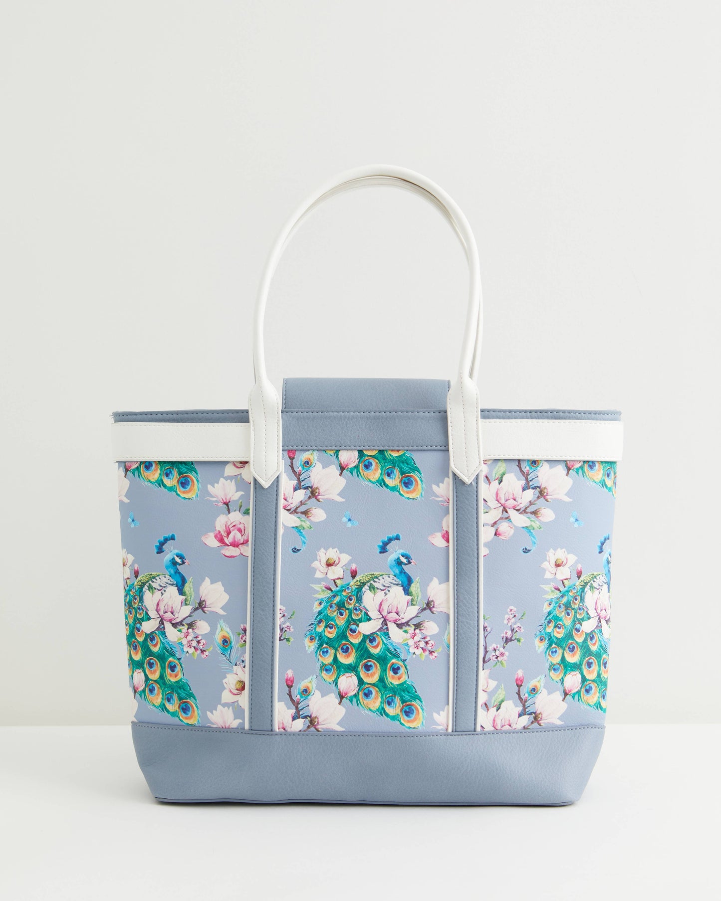 Fable England - Peacock Print Tote Bag