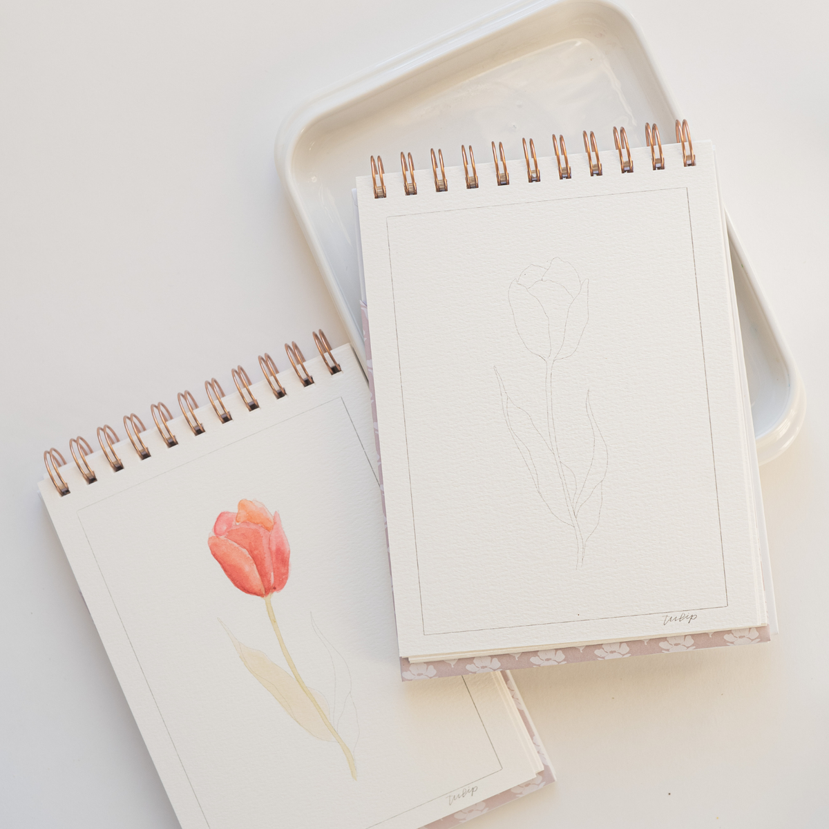 bailey rae studio - Flowers watercolor workbook