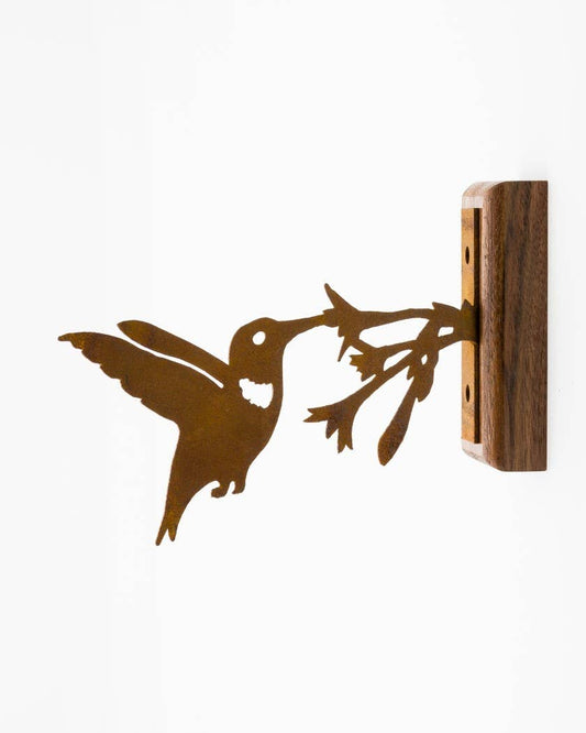 Elegant Garden Design - Hummingbird with Flower Tab