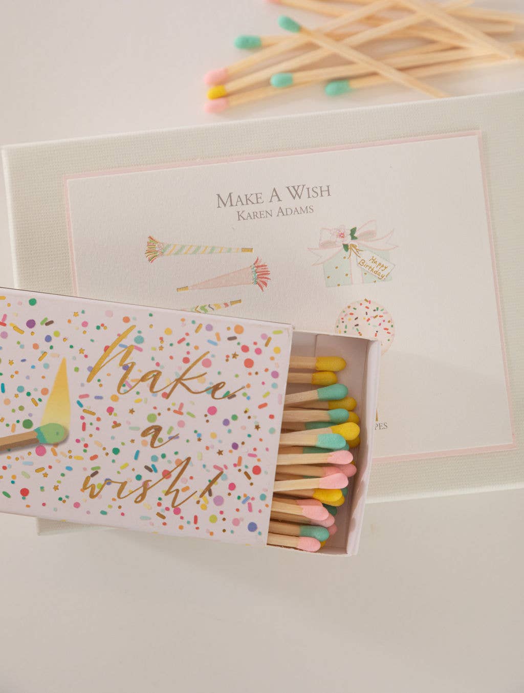 Karen Adams Designs - Happy Birthday Matchbox