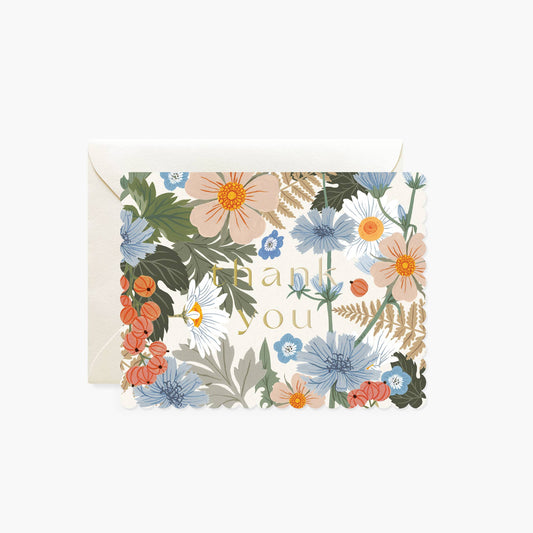 Botanica Paper Co. - PASTEL FLORA | thank you card