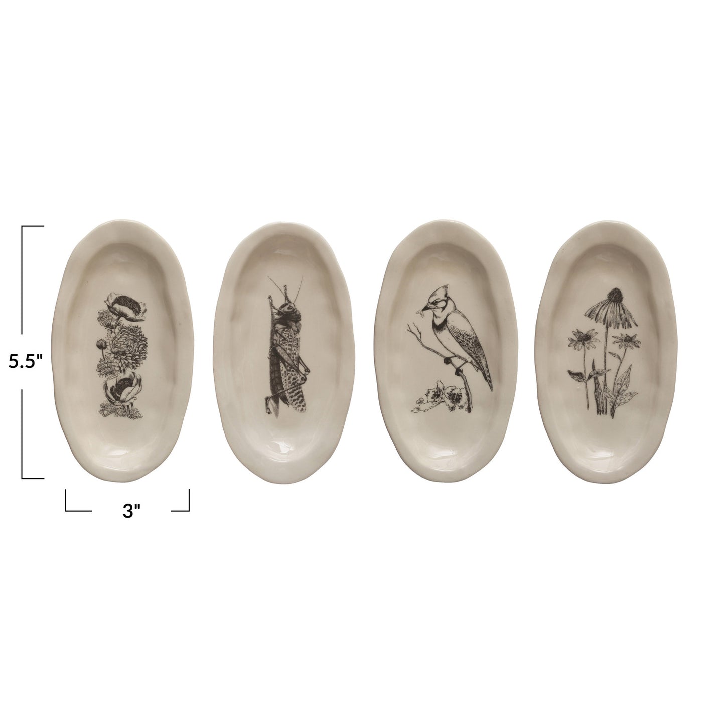 Organically Shaped Stoneware Dish