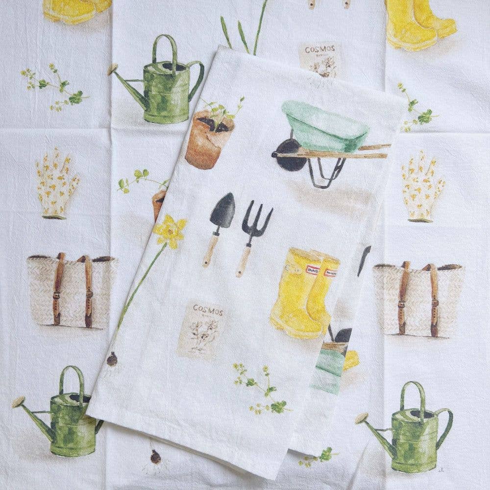 emily lex studio - gardening tea towel