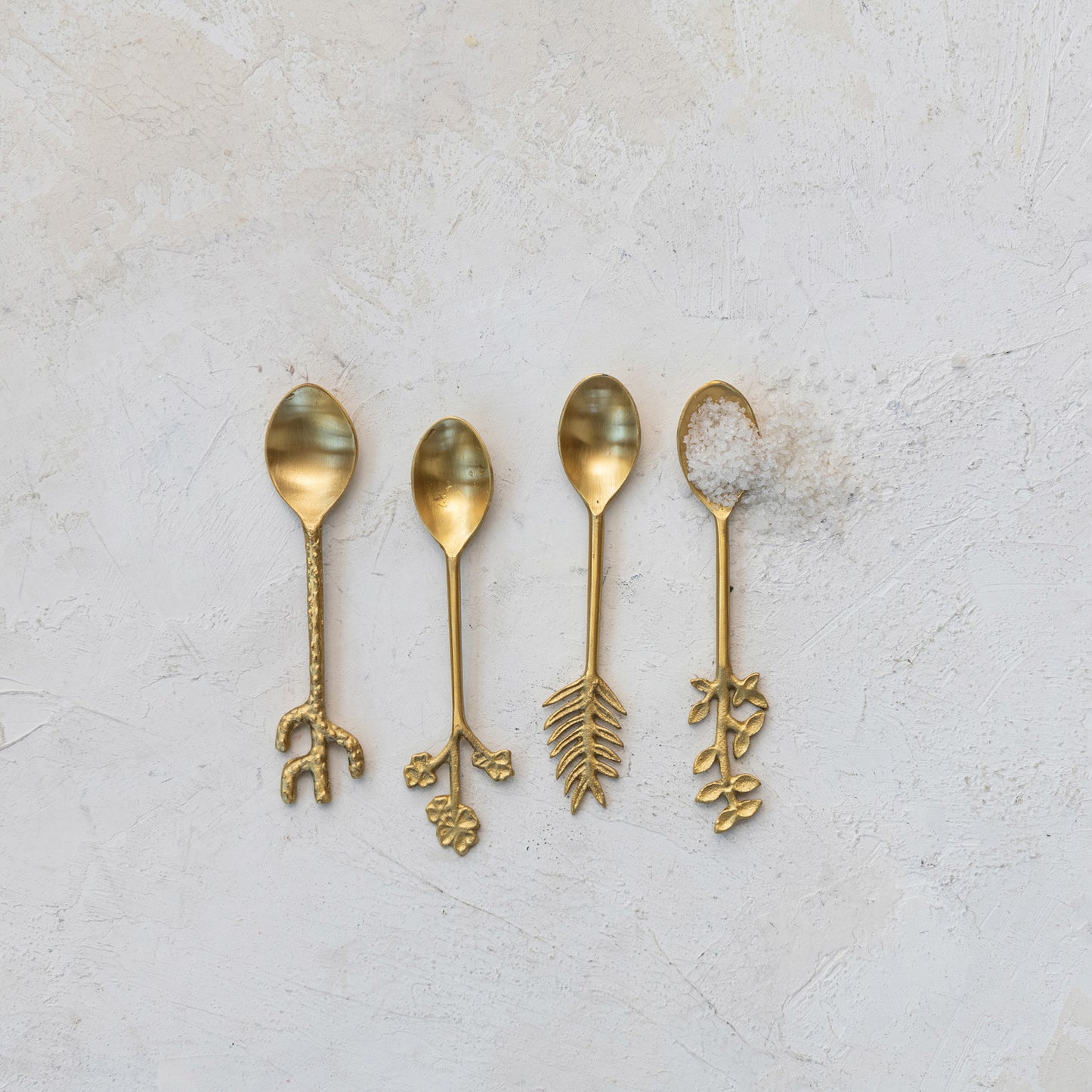 Brass Botanical Spoon