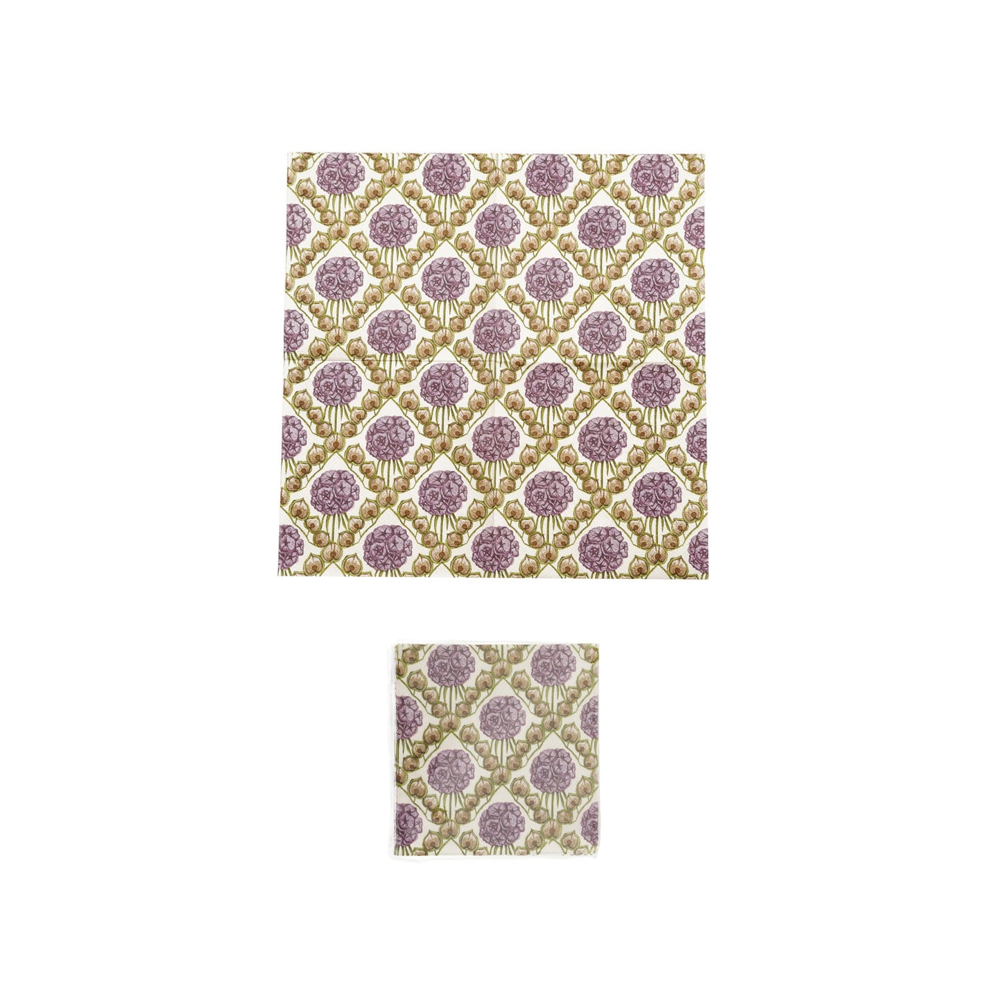 Paper Cocktail Napkins with Botanical Pattern (50 Ct.)
