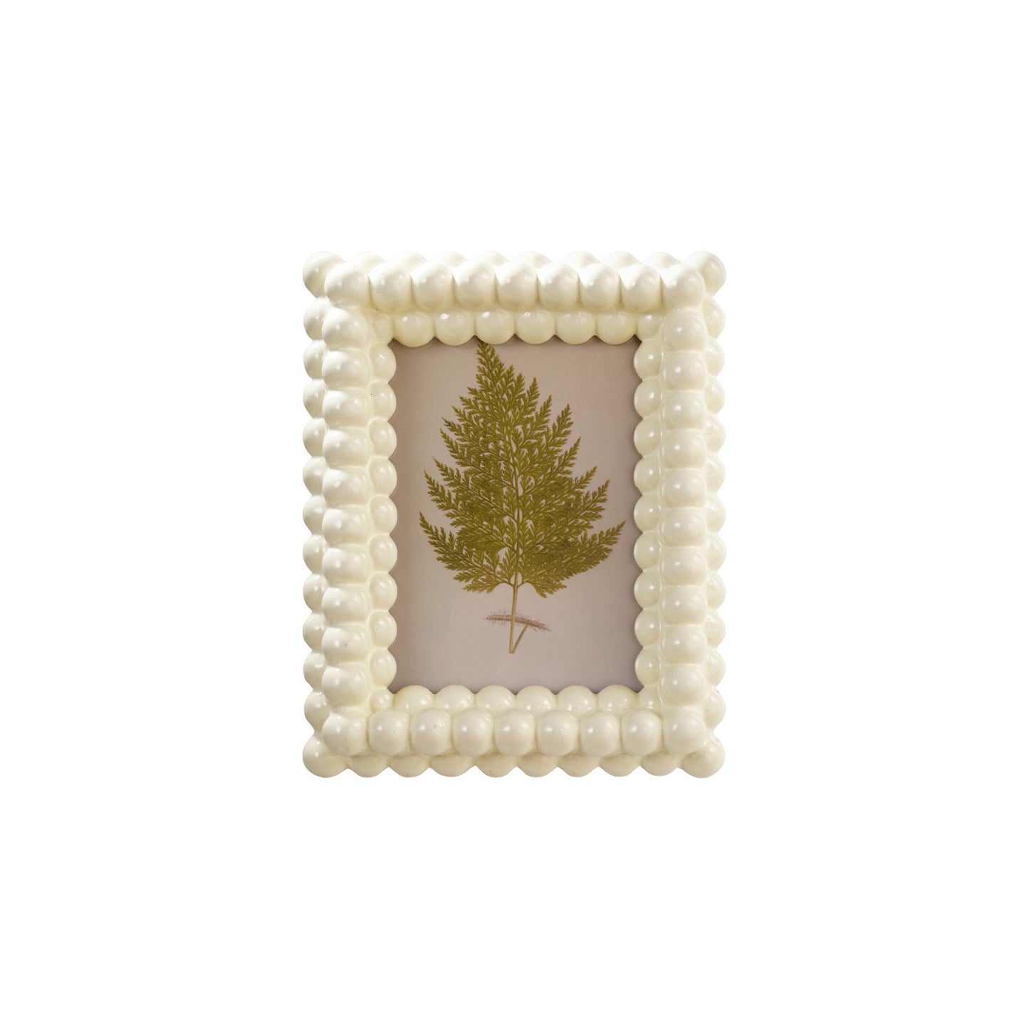 Resin & Glass Ball Photo Frame (Holds 5"x7" Photo) (Hangs or Sits)