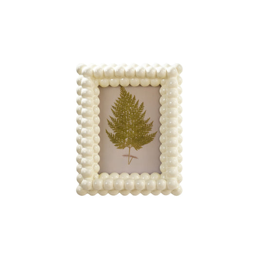 Resin & Glass Ball Photo Frame (Holds 5"x7" Photo) (Hangs or Sits)