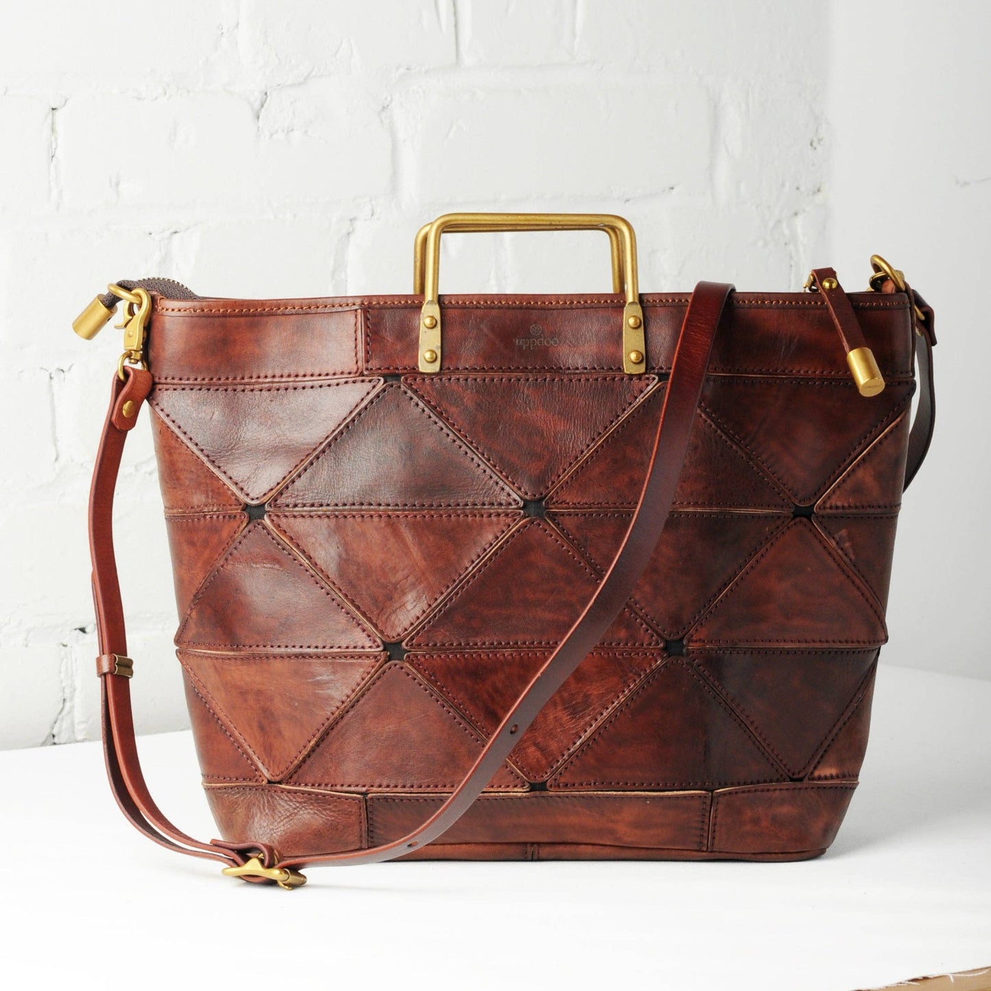 UPPDOO - Origami Large Tote - Chestnut