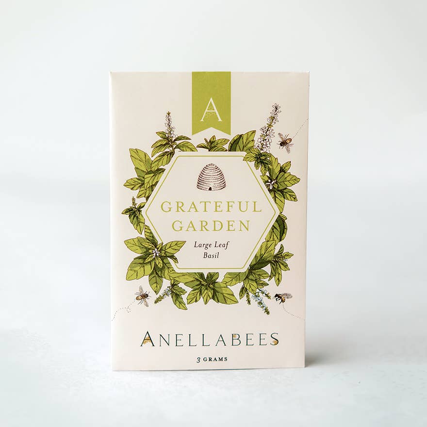 Anellabees - Large Leaf Basil Garden Seeds