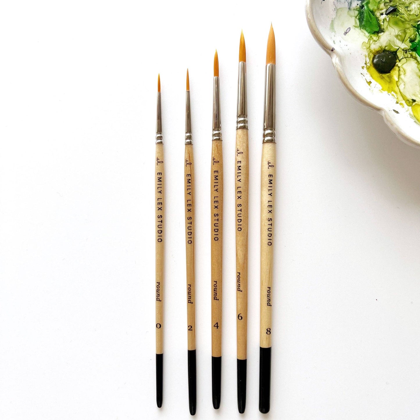 emily lex studio - Watercolor paintbrush set