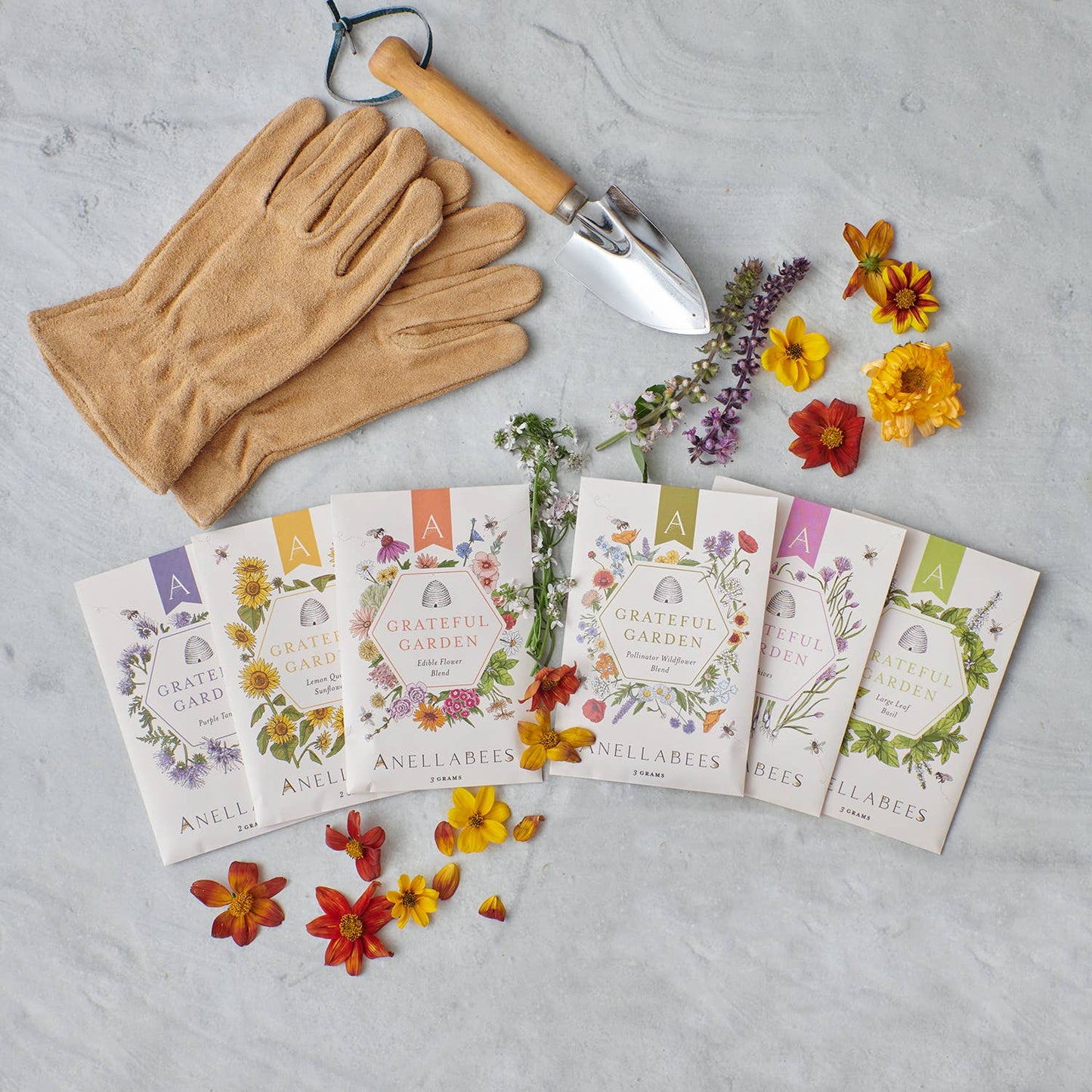 Anellabees - Edible Flower Garden Seed Blend