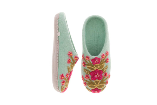 French Knot - Secret Garden Slippers