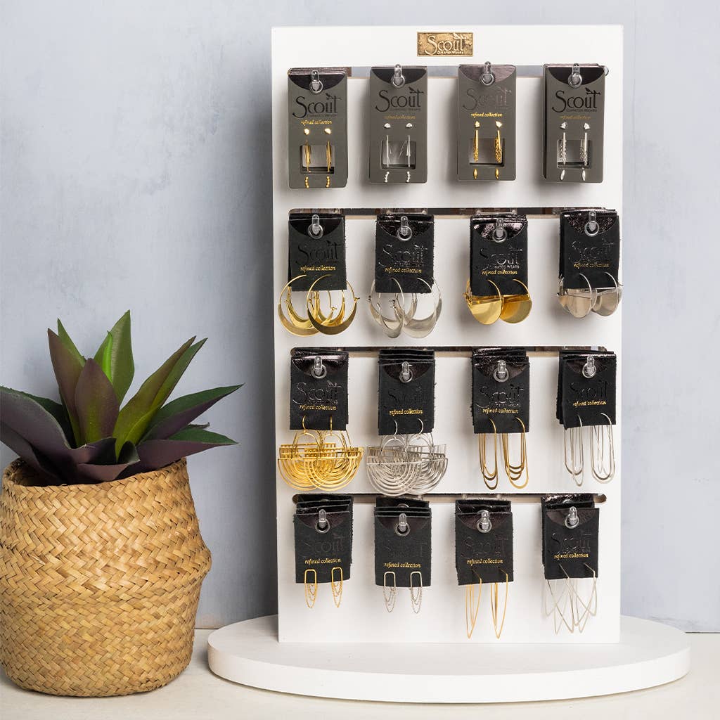 Scout Curated Wears - Refined Earring Collection - Sunburst Ear Jacket/Gold