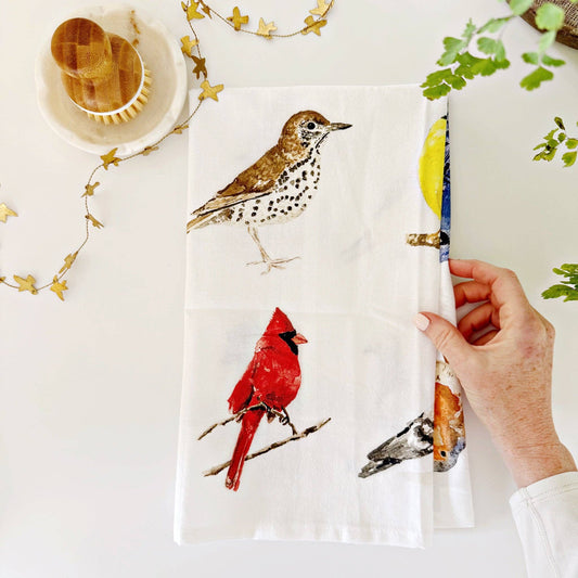 emily lex studio - Birds tea towel