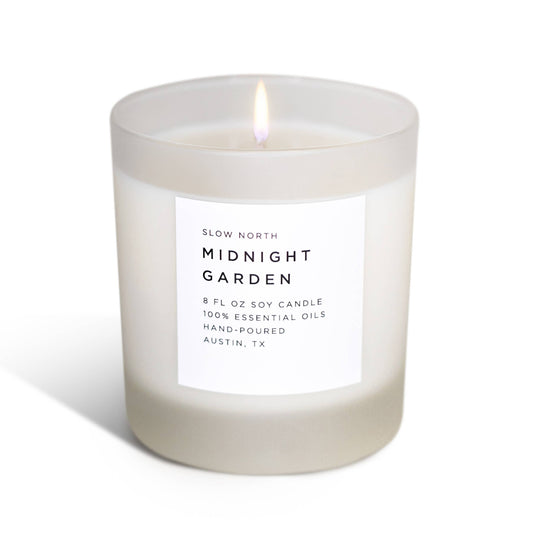 Slow North - Midnight Garden Frosted Candle