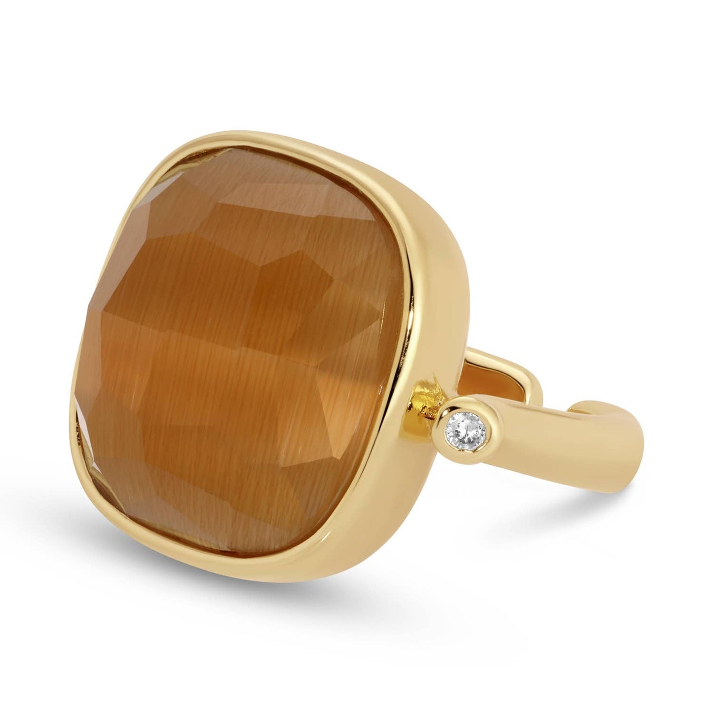 Splendid Iris - Ms. Reliability Square Stone Ring