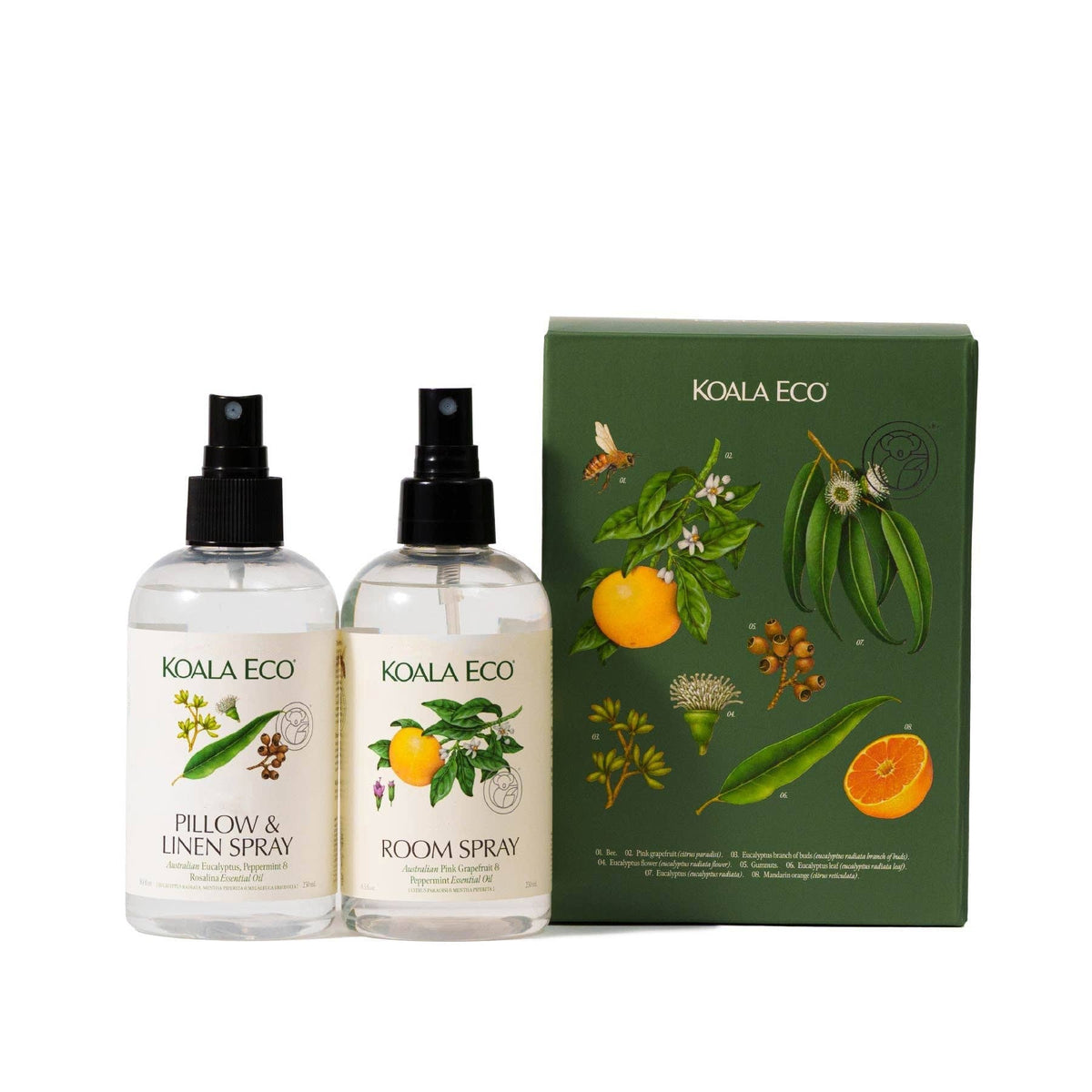 Koala Eco - Aromatherapy Duo Gift Set - Room & Linen