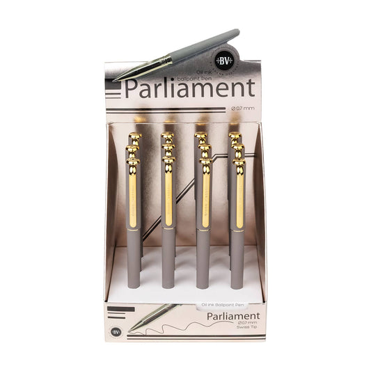 BV by Bruno Visconti - Parliament Ballpoint Pen - Grey