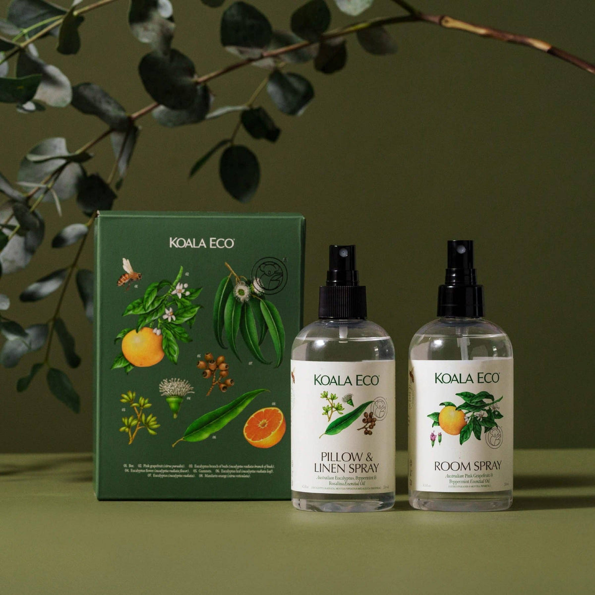 Koala Eco - Aromatherapy Duo Gift Set - Room & Linen