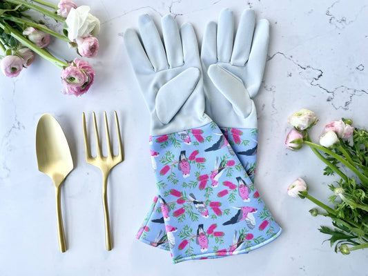 Allgifts Australia - Gardening Gloves - Blue Galah