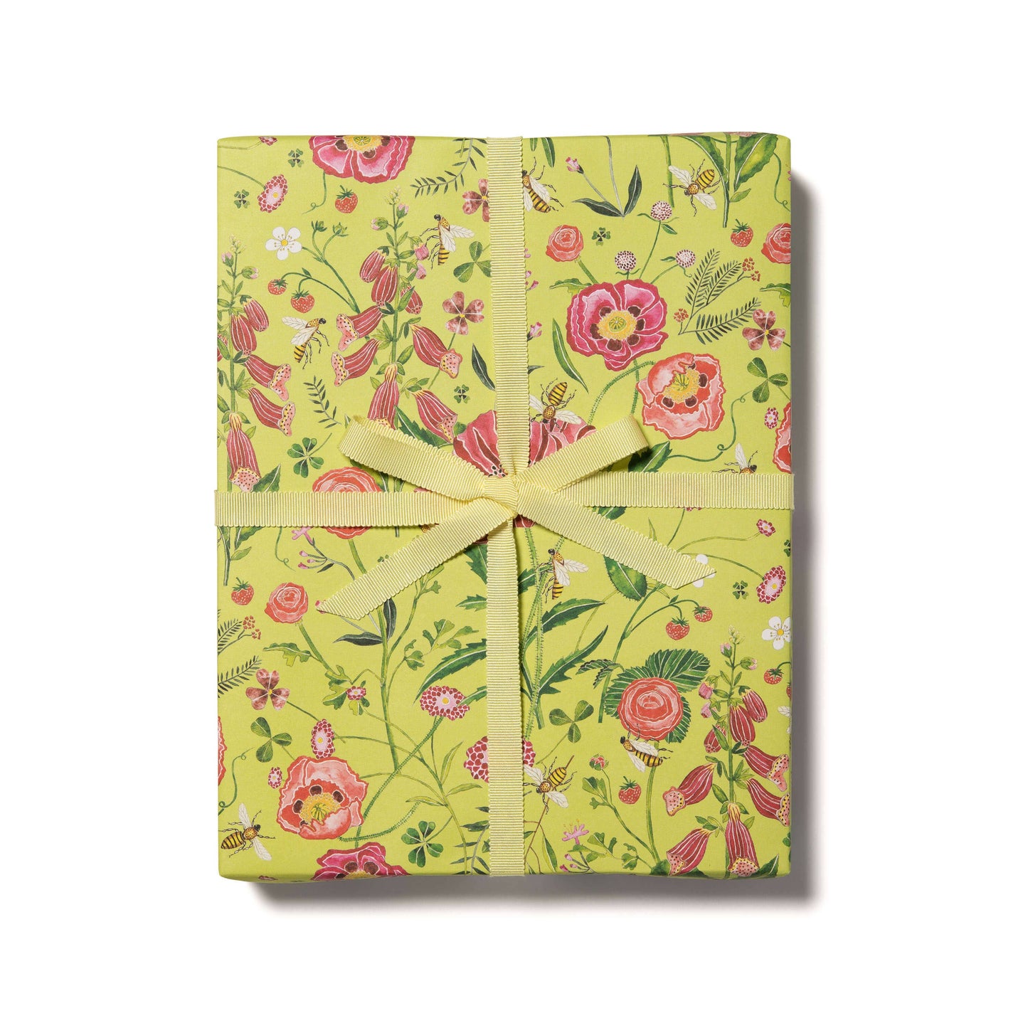 Red Cap Cards - Bees wrapping paper