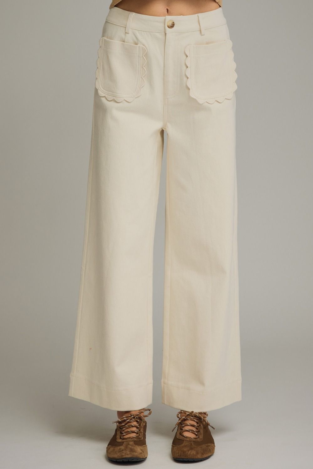 Belle Wide Leg Pants - 8